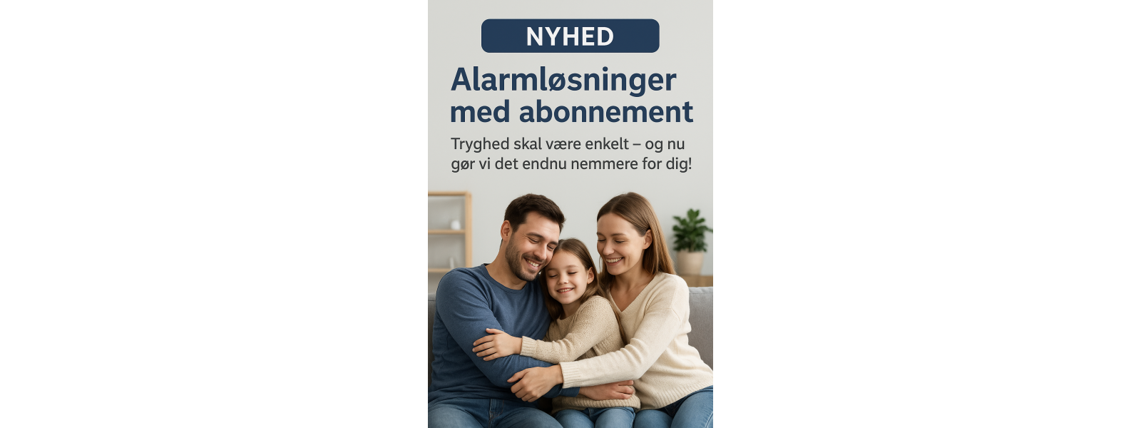 Nyhed: Alarmlsninger med abonnement fra Alarmkompagniet