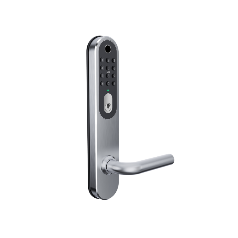Zafe T-Lock Oval, rustfrit st�l. Fysiske knapper