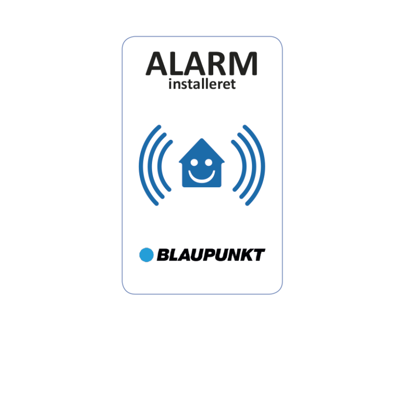 8 stk. Blaupunkt alarmklisterm�rker