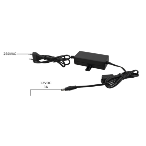 Strmforsyning 12v 3000mA