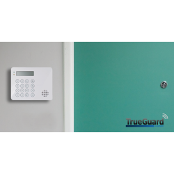 TrueGuard betjenings panel, med display og tag l�ser
