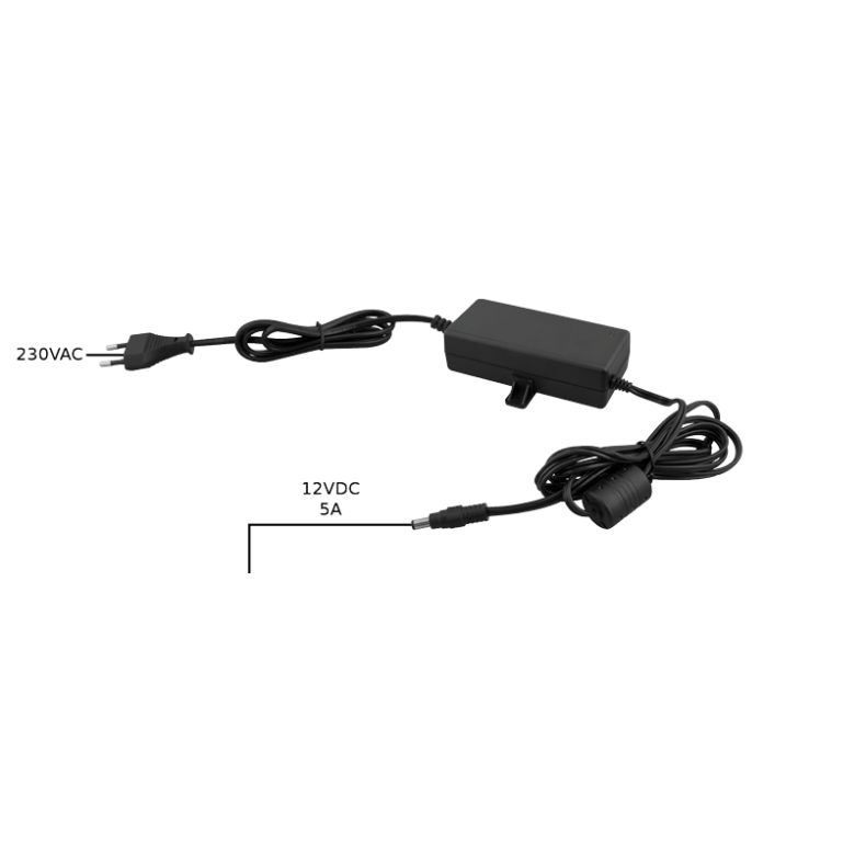 Strmforsyning til kamera, 12v 7000mA