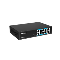 Milesight PoE switch, 8 x PoE, 2 x gigabit uplink, 120w