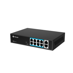 Milesight PoE switch, 8 x PoE, 2 x gigabit uplink, 120w