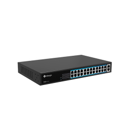  Milesight PoE switch, 24 x PoE, 2 x gigabit uplink, 400w