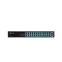  Milesight PoE switch, 24 x PoE, 2 x gigabit uplink, 400w