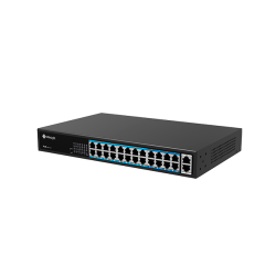  Milesight PoE switch, 24 x PoE, 2 x gigabit uplink, 400w