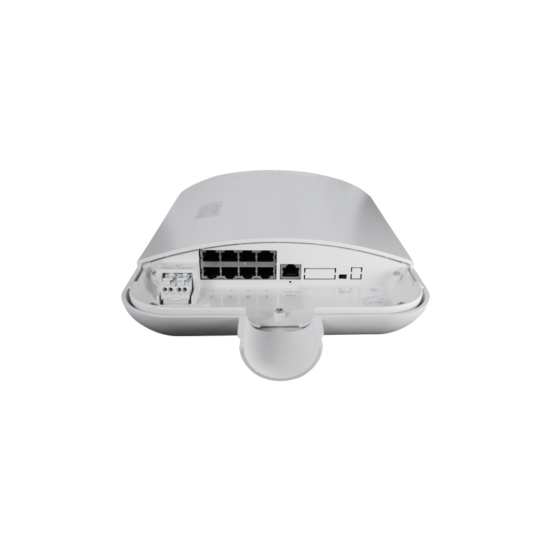  Outdoor PoE switch, 8 PoE porte + 1 Up-link port, 10/100Mbps, 120W, IP65