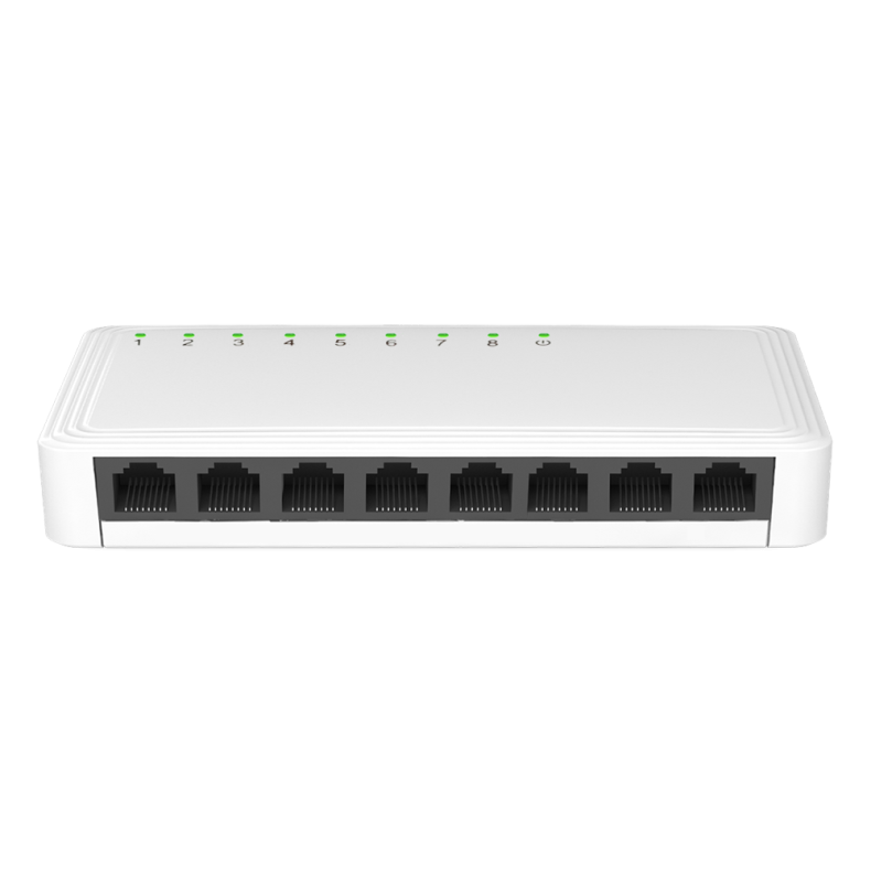 8 ports switch, 10/100/1000 mbps, 5V 1A