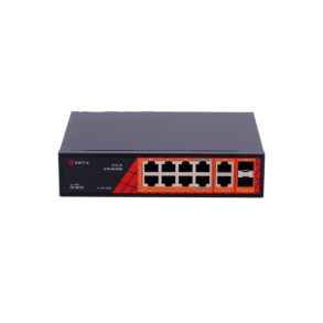 Safire PoE gigabit Switch 120W, 6x 30W PoE & 2x 60W PoE & 2x SFP Link & 2x Uplink, PoE WatchDog