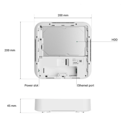 Ajax NVR, 16 kanals, sort