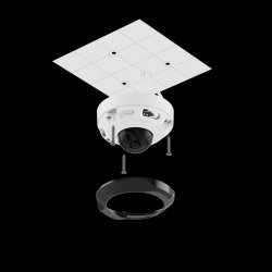  Ajax DomeCam Mini, 8 MP, 4 mm, sort