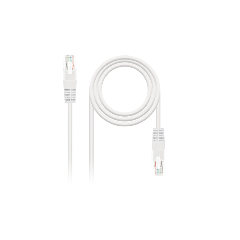 Netvrkskabel 5 mtr UTP CAT6 HVID