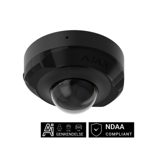 Ajax DomeCam Mini, 5 MP, 4 mm, sort