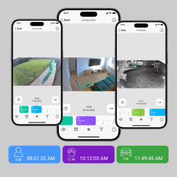Ajax DomeCam Mini, 5 MP, 4 mm, hvid