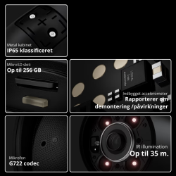 Ajax BulletCam, 5 MP, 2.8 mm, hvid