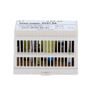 Strmforsyning til DIN skinne montage. 24V 1,5A,