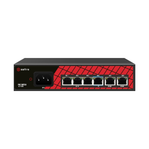 Safire PoE Switch 60W, 3x 30W PoE & 1x 60W PoE & 2x Uplink, WatchDog