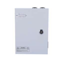 Strmskab 9 udgange, 12v DC 120W, 10a