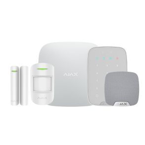 Ajax Hub2 StarterKit med sirene & Keypad plus
