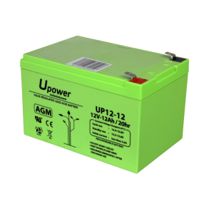 Upower 12V 12Ah Rechargeable AGM lead-acid