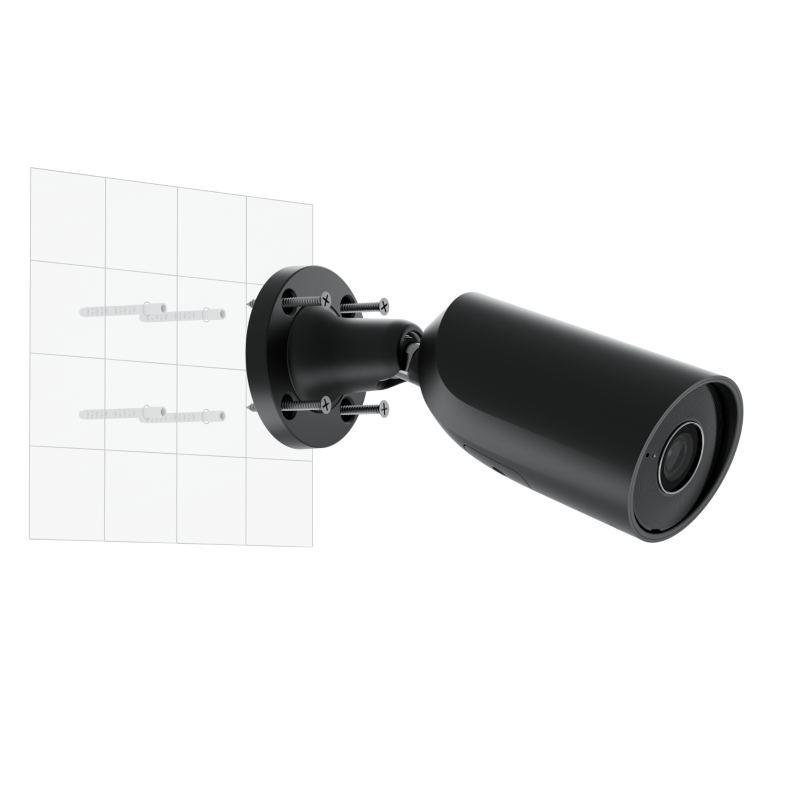 Ajax BulletCam, 5 MP, 4 mm, sort