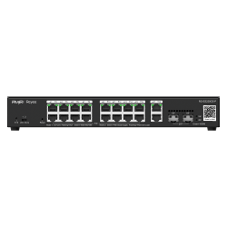  Reyee PoE 16 x PoE + 2 x SFP + 2 x RJ45 UPLINK Switch, PoE, 250W, 10/100/1000, med cloud