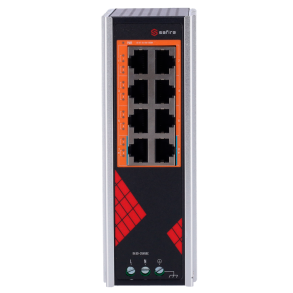 Safire PoE Switch 130W, 6x 30W PoE+ (1000Mbps) & 2x 60W HiPoE (1000Mbps), WatchDog, DIN