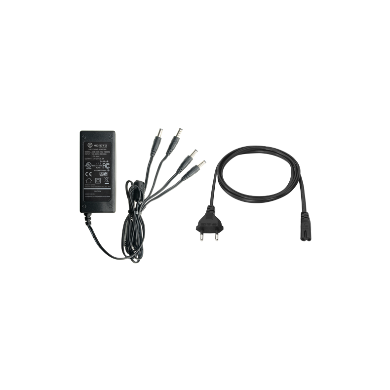 Strmforsyning med 4 x 12V output. 5A