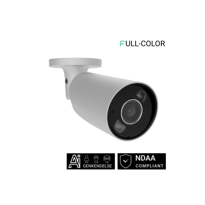 Ajax BulletCam HL (8 Mp/2.8 mm) Hvid Full Color
