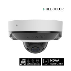 Ajax DomeCam Mini HL (5 Mp/4 mm) Hvid Full Color