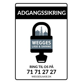 Adgangssikring klisterm�rke