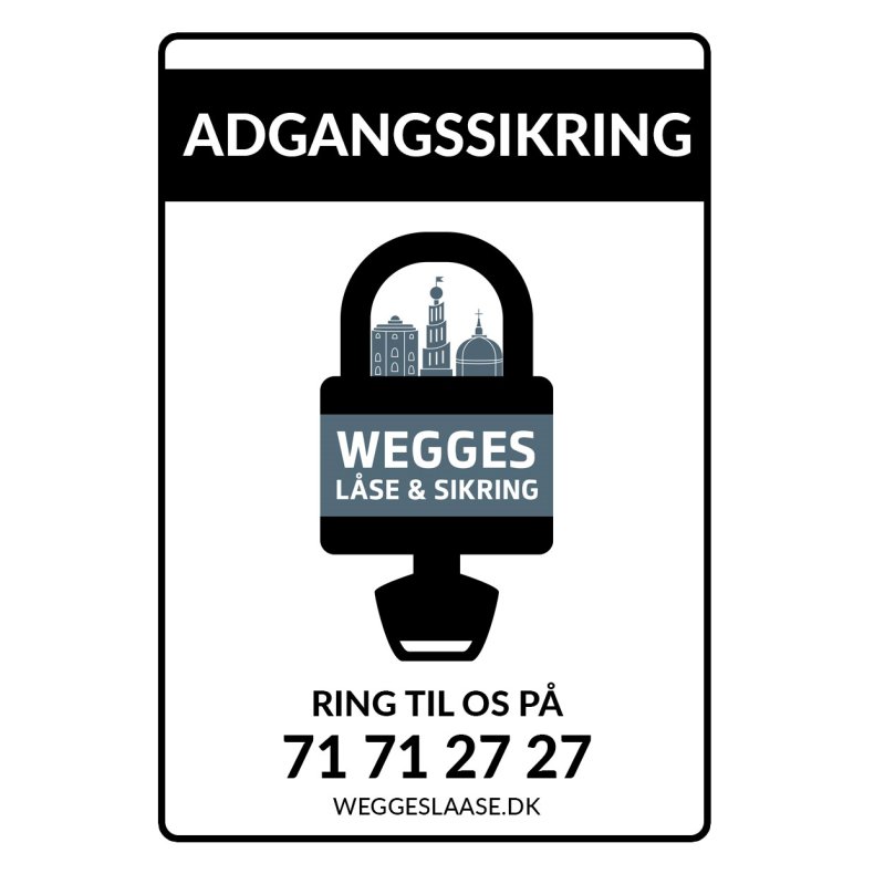Adgangssikring klisterm�rke