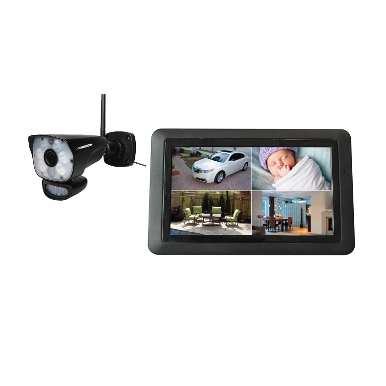 Trdls videoovervgning touchskrm og kamera med hvidt sensorlys