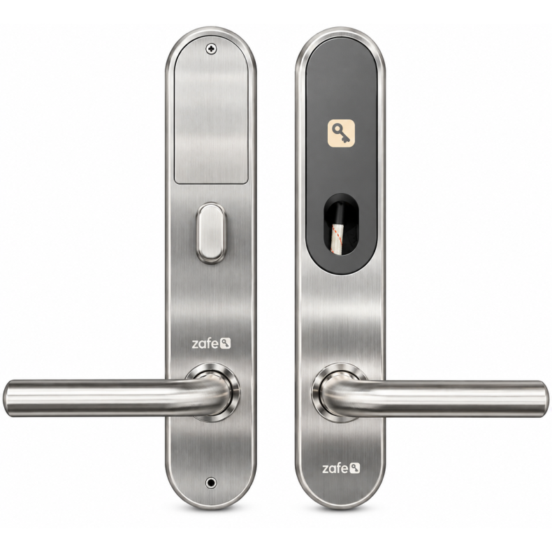 Zafe T-Lock OVAL, rustfri BEM�RK KUN BRIKL�SER - KUN TIL MIFAREBRIKKER