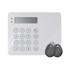 TrueGuard betjenings panel, med display og tag lser